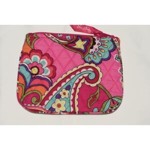 Vera Bradley Pink Swirl Small Coin/Makeup Zip Trendy Mod Y2K Hipster Bag